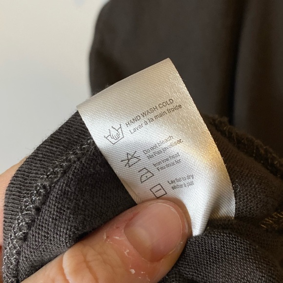 Chaser | Large Charcoal Vampire Mouth Graphic Short Sleeve Cotton Shirt - Picture 5 of 6